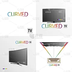 针对客户的电视广告背景