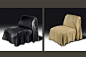 Fendi客厅 贵族专享新古典真皮单人沙发