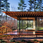 Modernist Aries. Glass / Wood House by Kengo Kuma, New Canaan, Connecticut USA by manuela