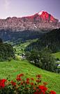 A beautiful spectacle / Grindelwald Switzerland. Eiger peak during sunset. #美景#