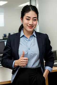 成功时尚和蔼职场职业女性摄影图片