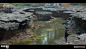 Seattle Sinkole 9, Aaron Limonick : There’s always a push and pull between artists and designers to make sure the space is traversable, but also looks believable. In this one I modeled a series of broken concrete prototypes and did this image all in 3D to
