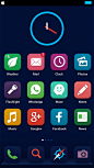 10 Flat redesigns iOS7 / Flat design / Flat icons / Flat ui / Flat pictograms / flat ios #flat #ios #design