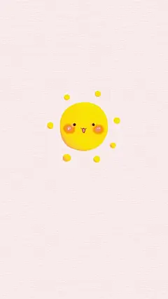 小清新卡通风格的插画类iphone手机壁纸