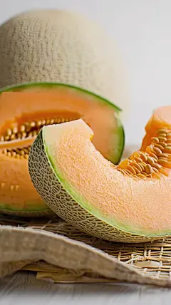 哈密瓜美味夏季绿色水果可口清新甘甜有机