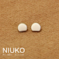 NIUKO 服装设计辅料白色纽扣子针织衬衫钮扣高档复古扣子半圆纽扣-淘宝网