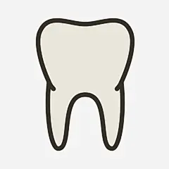 灰色手绘圆角牙齿元素_新图网 https://www.ixintu.com 灰色 手绘 线稿 圆角 扁平化 矢量图 健康 商务 卡通图标