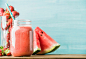 Freshly blended red fruit smoothie in glass jar with straw by Anna Ivanova on 500px@Lowes