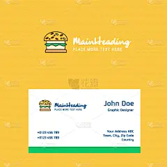 模板,品牌名称,汉堡包,名片,饮料,商务,热,菜单,设计,午餐