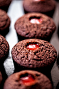 Valentine chocolate cupcakes : Food styling/photography