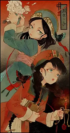 插画｜日漫风 暗色彩-资讯-蓝铅笔