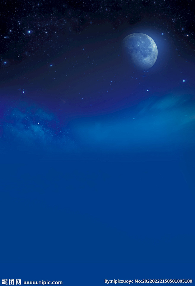 深蓝色夜空背景