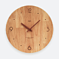 点木堂原木钟表，包邮/实木钟表/创意钟表/木质挂钟/木钟表