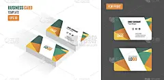 现代创意和干净的名片。