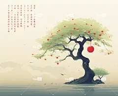 苹果树，书法风格，任天堂，陶艺家故事家