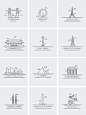 World Landmark Icons - 图标 - Sketch It's Me