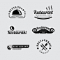 复古西餐厅logo标志矢量图素材