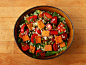 Spinach salad topped with seasoned tofu (sautéed in coconut oil and seasoned with light soy sauce and sriracha), brown rice, grape tomatoes, basil, and pumpkin seeds served with a balsamic vinaigrette.