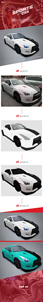SPORT CAR by Here180 - UE设计平台-网页设计，设计交流，界面设计，酷站欣赏 #色彩# #排版# #包装# #字体# #素材#