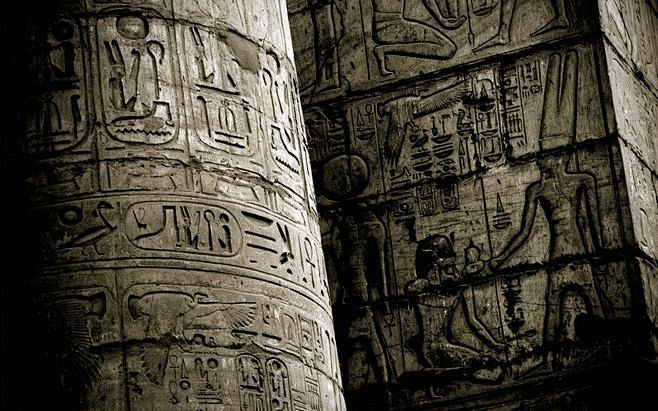 神秘古埃及建筑艺术桌面壁纸 高清@北坤人...