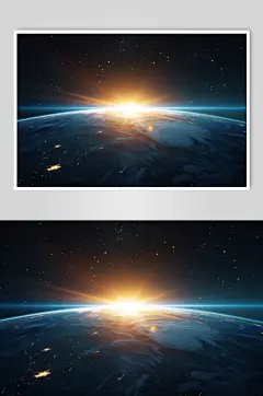 AI数字艺术地球摄影图片-众图网