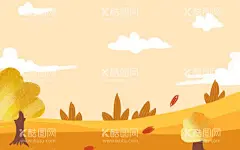  秋天背景秋收农村  - 源文件下载【酷图网】金色秋天,秋收,天空,云彩,枫叶,农村