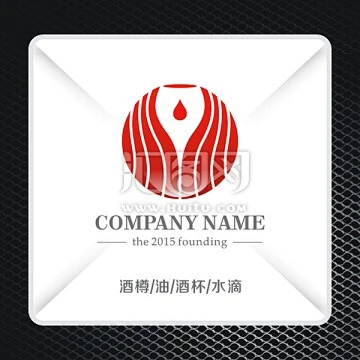 CDR logo设计 酒业酒樽-花瓣网