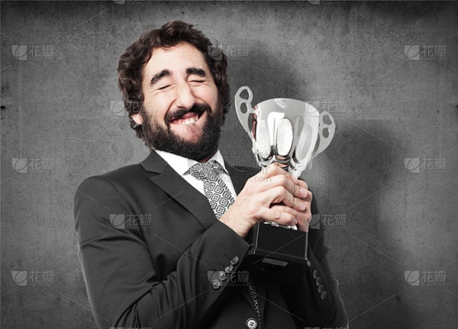 优胜者杯的商人