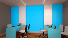 公司办公区域形象墙样机