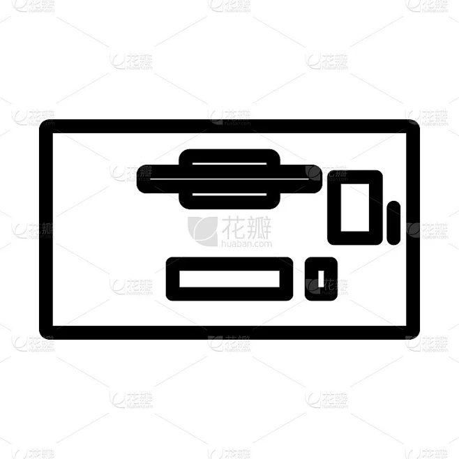Office Table Top View图标素材-花瓣网