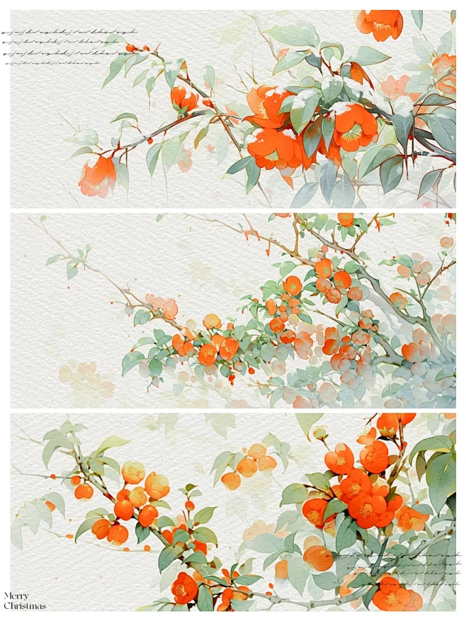 石榴花—可商素材底图 - 小红书