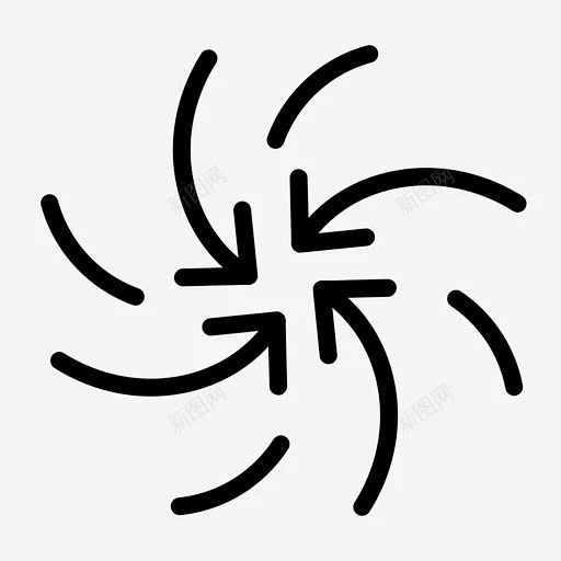 旋风飓风旋转图标 免费下载 页面网页 平面电商 创意素材-花瓣网