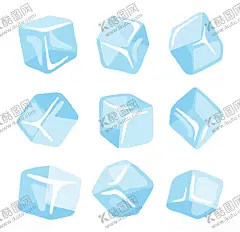 冰块 【酷图网】冰块,冰块图片,手绘冰块,矢量图素材,AI素材