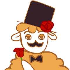 #羊年# #浪漫# #绅士# #动图# #表情# #卡通#  #玫瑰# #情人节# 