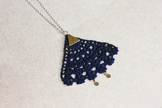 Pendant geometric ne...