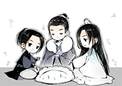 萌A公子 古风手绘 琅琊榜人物Q图