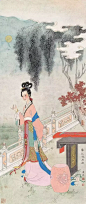 他画的《嫦娥奔月》，走进了千家万户！