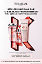Shop Genesis, professional luxury haircare that treats hair fall due to breakage from brushing.