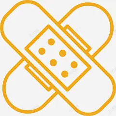 黄色创可贴矢量图 设计图片 免费下载 页面网页 平面电商 创意素材