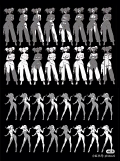 GYM画画人采集到二分参考
