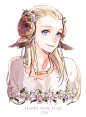 Tags: Anime, BYA, The Lord of the Rings, Legolas, Hitsujimimi, Text: Happy New Year, New Year