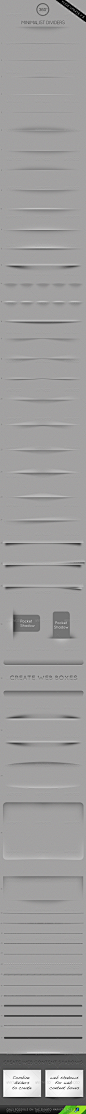 Minimalist Dividers - Resizable  - GraphicRiver Item for Sale