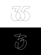 30个激发灵感的创意数字符号logo设计 - 小红书