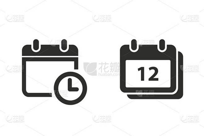 日历向量Icon.