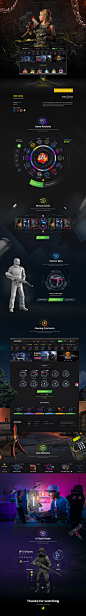 csgo game design  case uiux Web Design  graphic design  Steam counter strike esport game