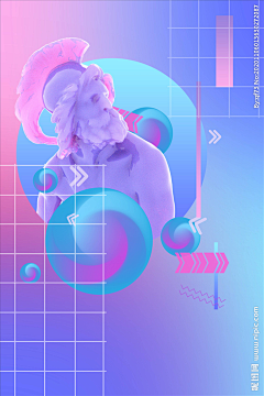 可乐乐乐‘’采集到蒸汽波风格