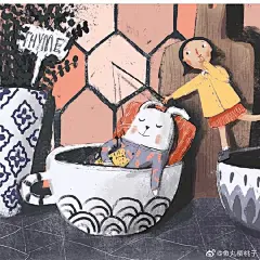 ❤️❤️【插画师推荐:Sinulee】❤️
推荐理由：喜欢它的绘画故事性，人和物体生动。可以学习她在绘画中故事的表达。

#绘本分享##绘本##插画# ​​​#儿童插画##植物与春天# ​​​ ​​​​