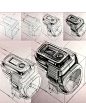 Industrail Design Sketch & Marker Rendering Tutorial on Behance