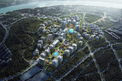 伊看山月采集到建筑+规划+景观效果图