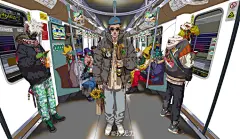 欢迎乘坐本次地铁
画了很久的一张图
孙无力插画超话 ​​​​